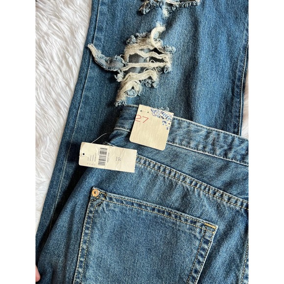 Anthropologie Pilcro Jeans Ripped Denim Size 27 NWT - Picture 10 of 10